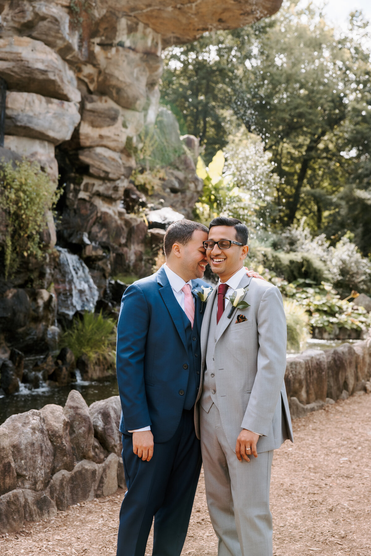 Mehul & Stefan - Rezdora NYC Untermyer Gardens - Intimate Wedding Previews 025