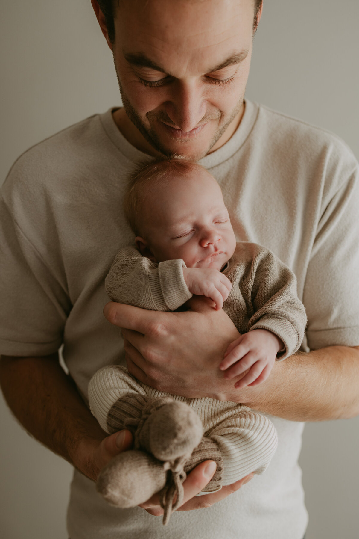papa met zoon 