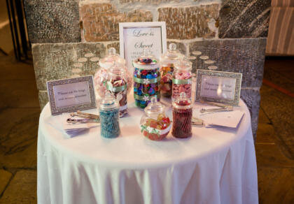 A table that has a bunch of candy on it