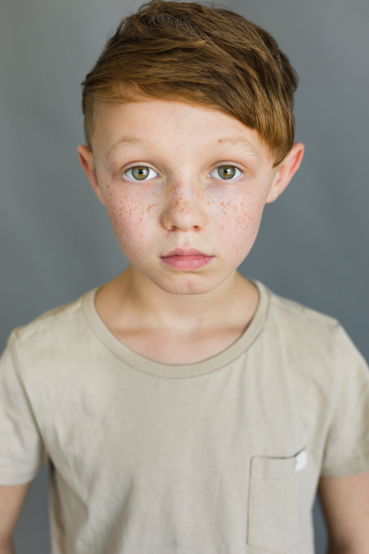 child portrait photography and head shot for young boy