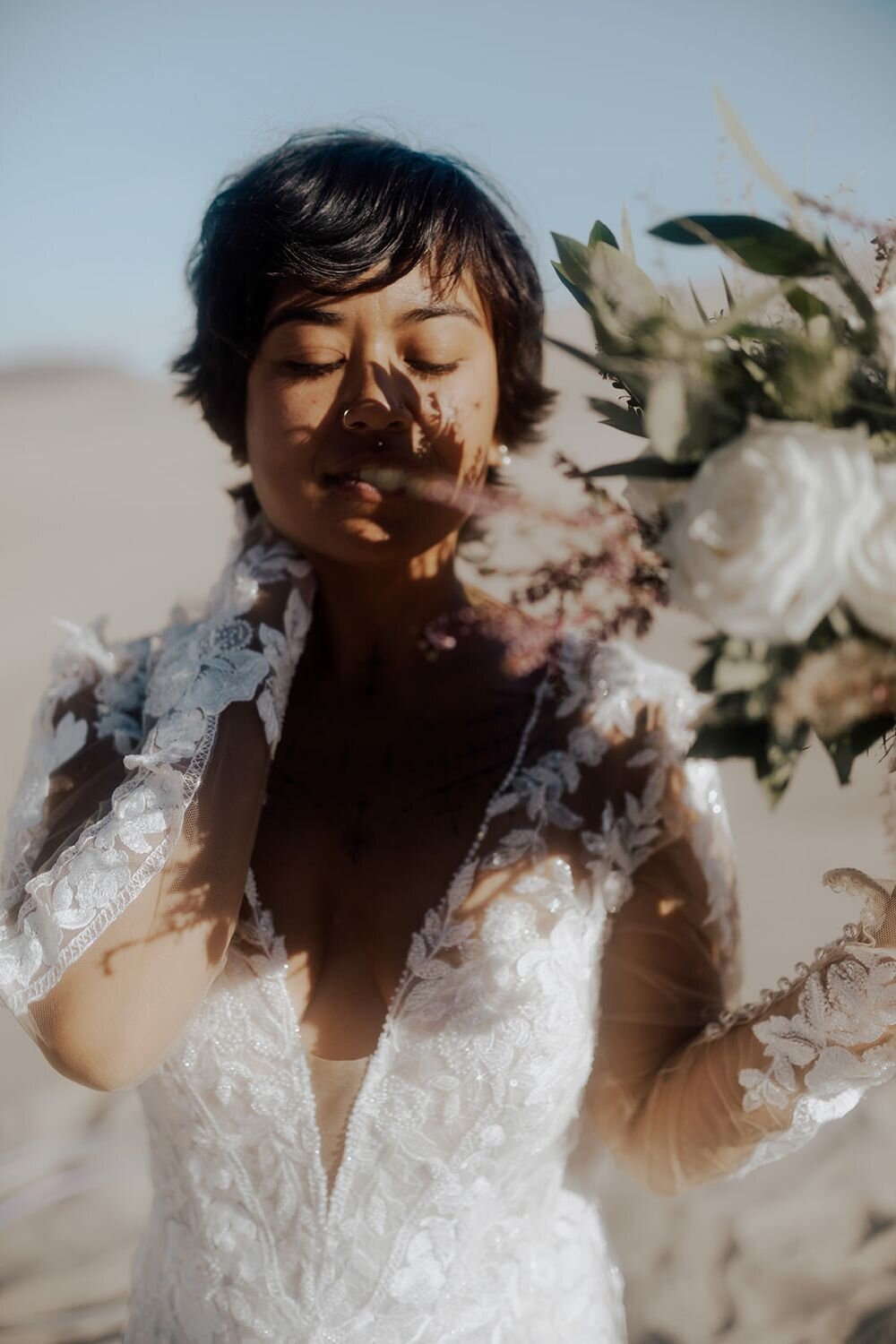 Daisy Randy Fenoli Bridals Reno Nevada Sand Dunes Katherine Krakowski Lake Tahoe Reno Photographer 3