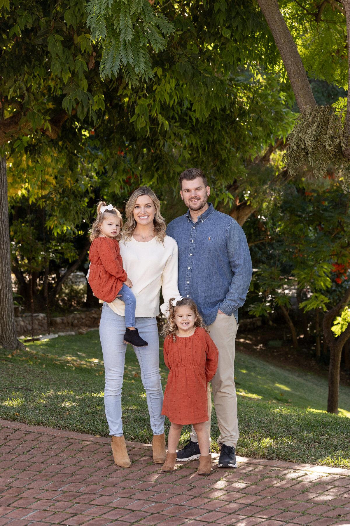 Young Family with two girls