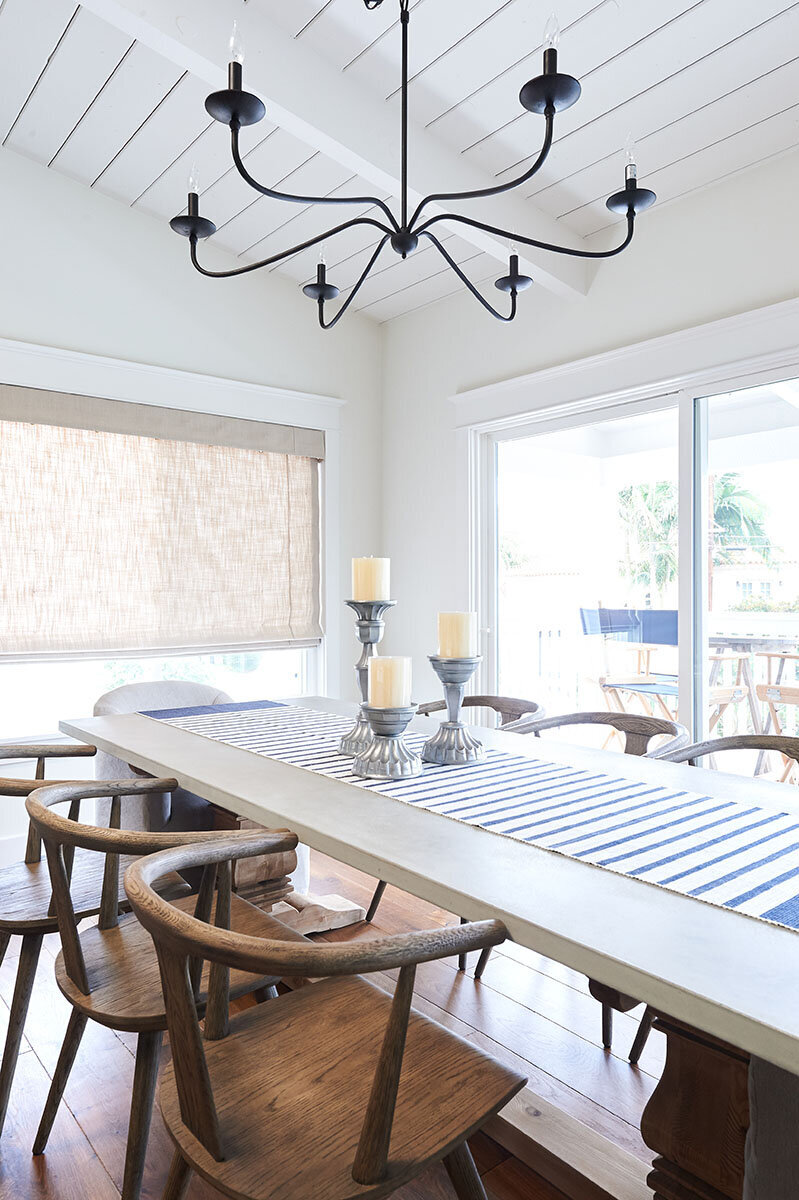 concrete dining table