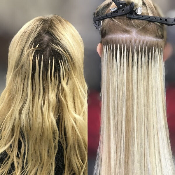 Behind the scenes of hair extensions