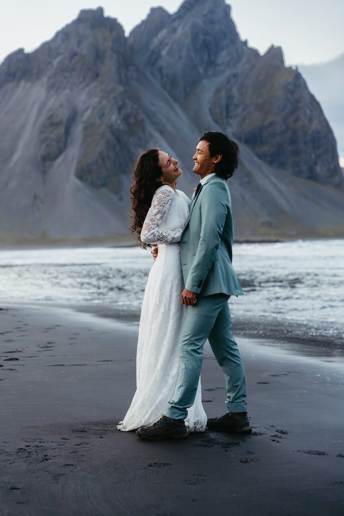 Stokksnes Beach Iceland Elopement