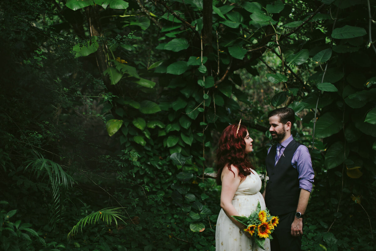 Wilton-Manors-Elopement-Bride-Groom-Nature