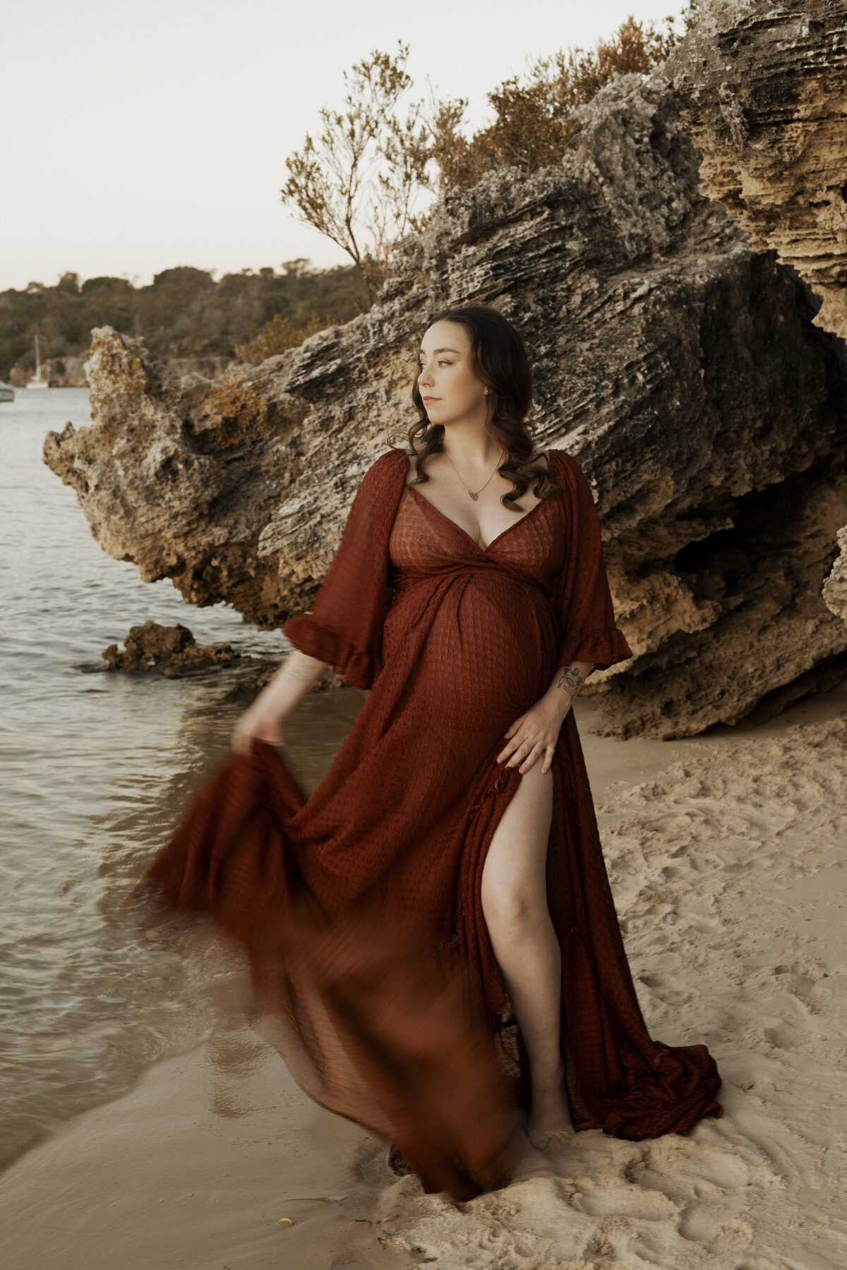 Fire Wrap Dress