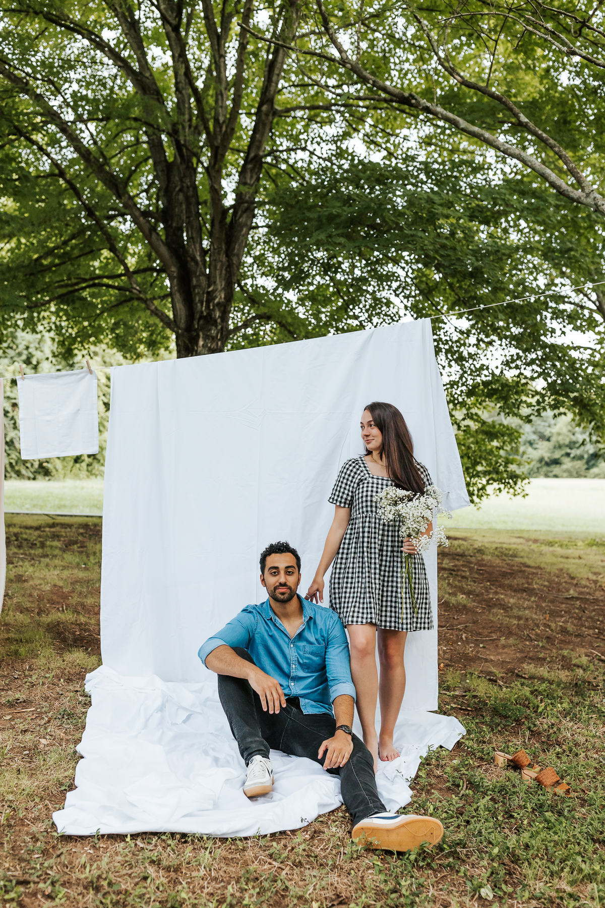 Clothesline Couples Session | Knoxville, TN | Carly Crawford Photography | Knoxville and East Tennessee Wedding, Couples, and Portrait Photographer-245927