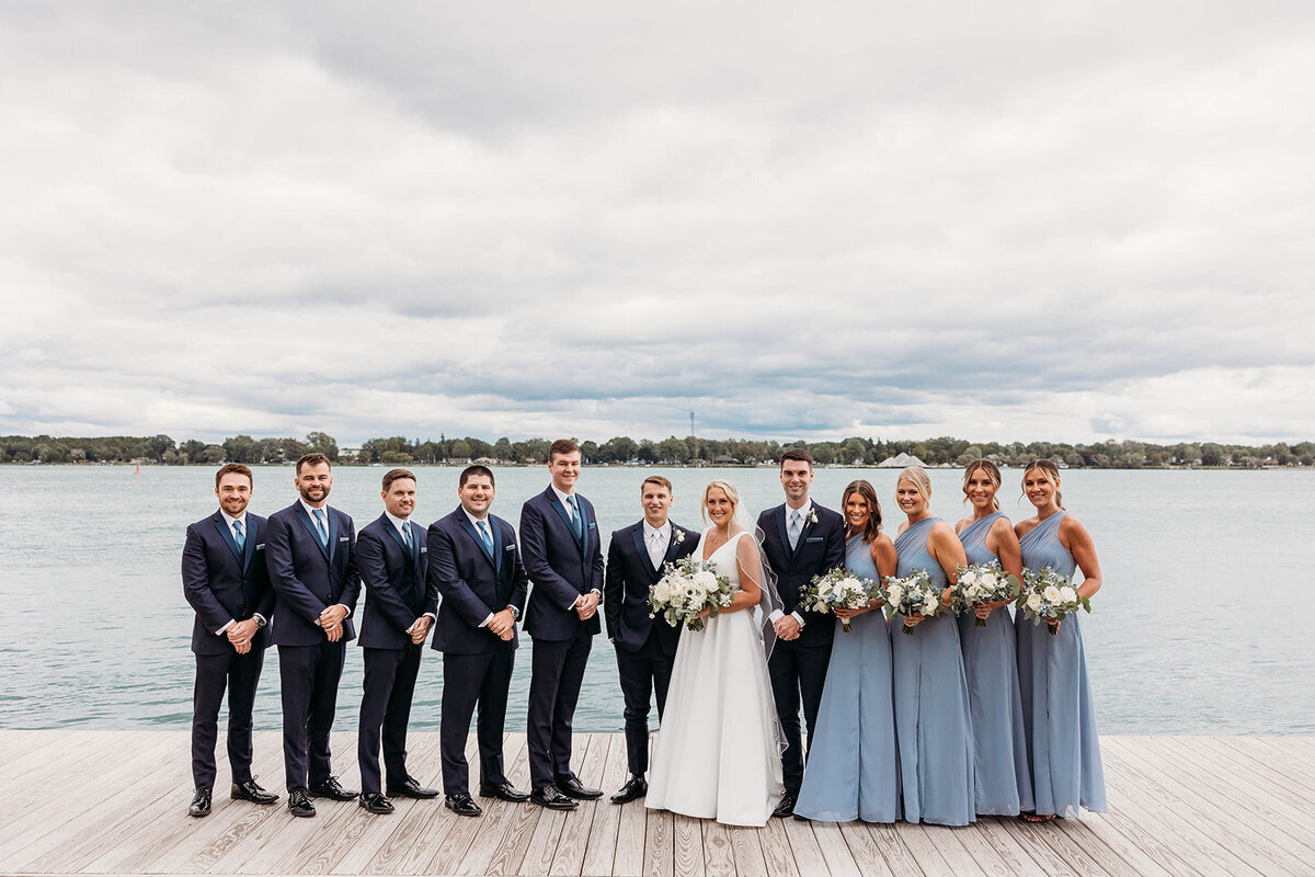 Saint Clair Inn Wedding Party Michigan Photographer K. E. Rogers Photography-2