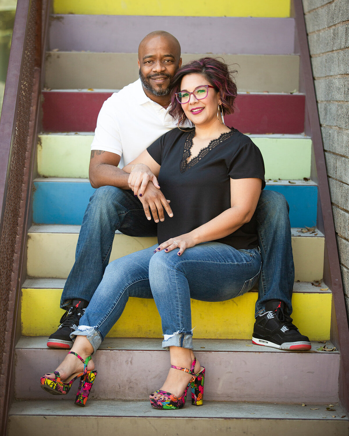Fun engagement photos by Arizona's best wedding photographers, DePoy Studios.