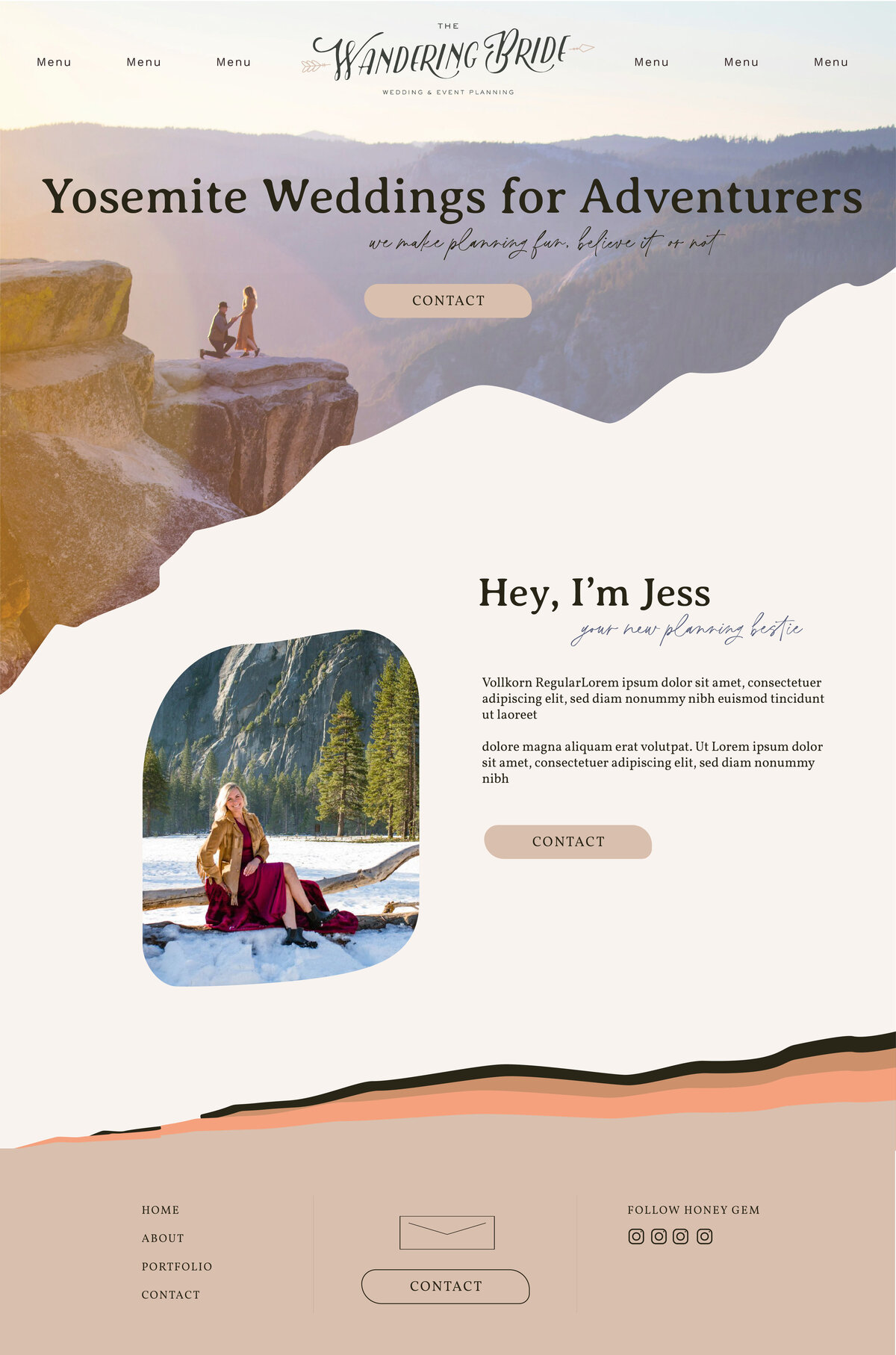 homepage website design