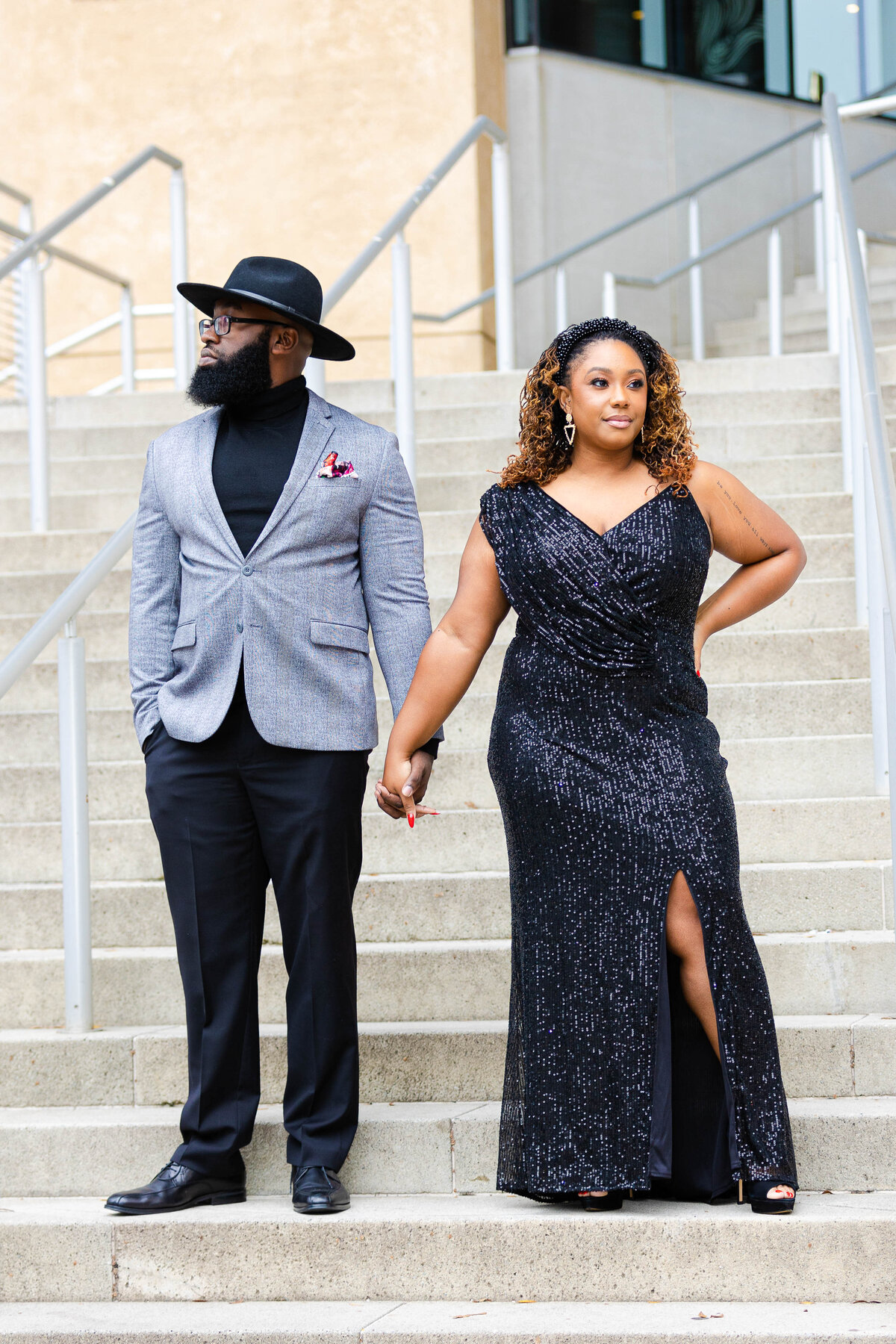 Mane and Grace Photography _ Johvian and Eddie Engagement_Uptown Charlotte (1 of 23)