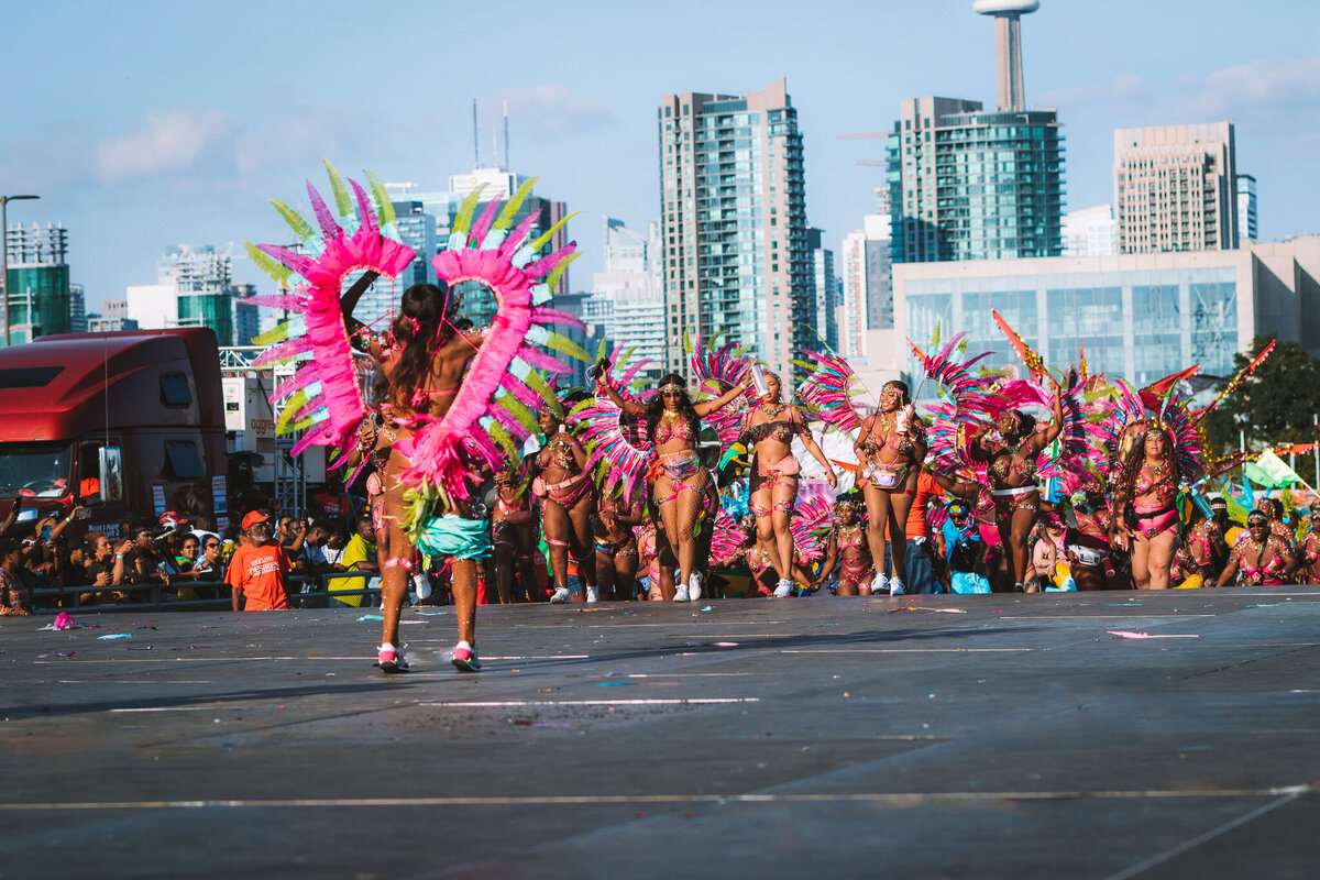 Photos of Masqueraders from Toronto Carnival 2023 - Sunlime Mas Band - Medium Band of The Year 2023-047