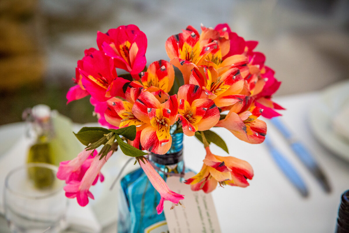 Paper Peruvian flowers