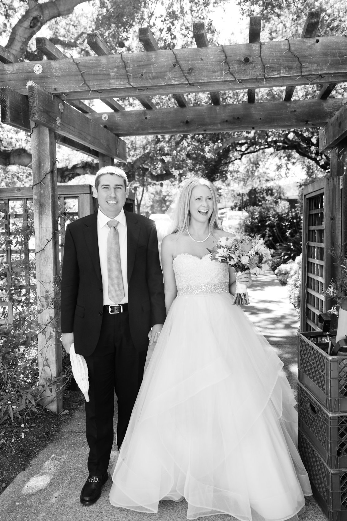 Bride and groom portrait california wedding black and white photography couple love