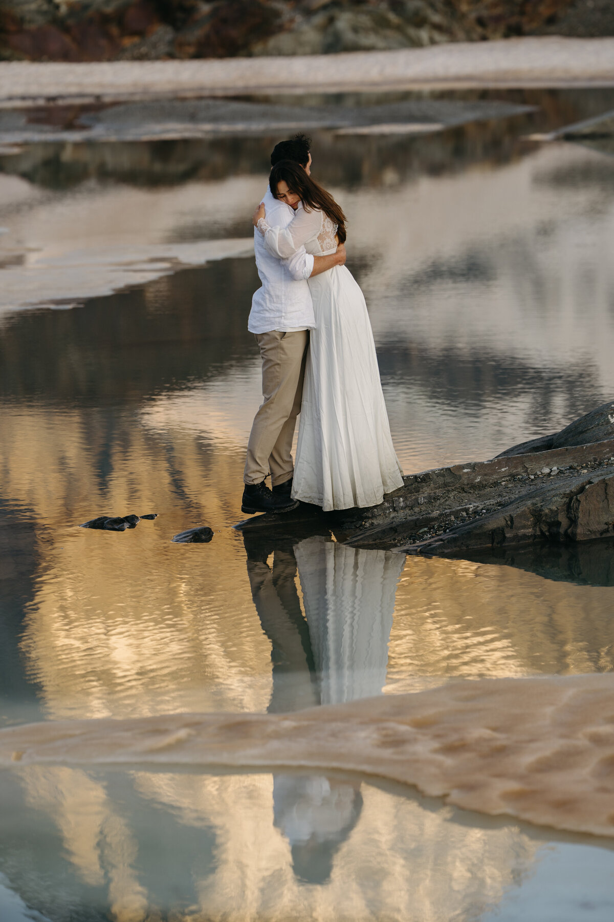 Matterhorn elopement sunrise