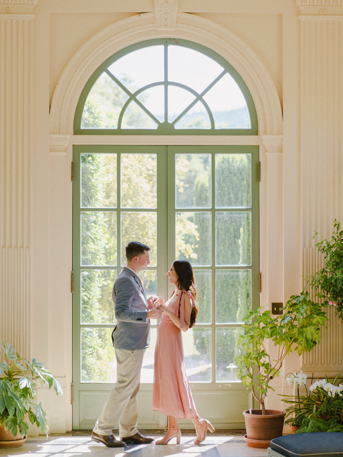 Rebeka + Nick Woodside Filoli Historic House and Garden Engagement Cassie Valente Photography 0023