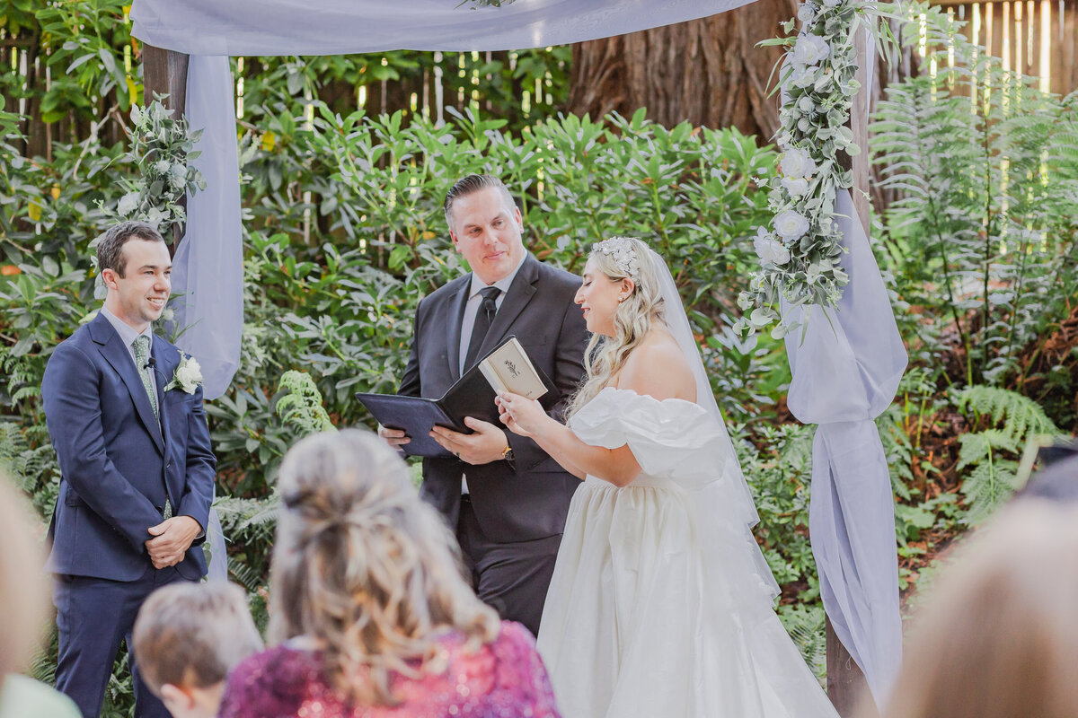 Outdoor Art Club Mill Valley Marin Wedding