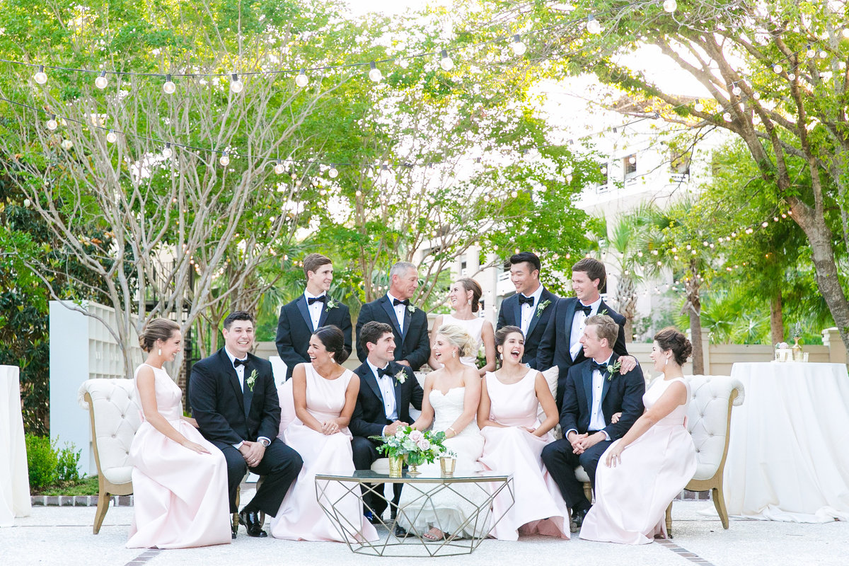 wedding party at the gadsden house