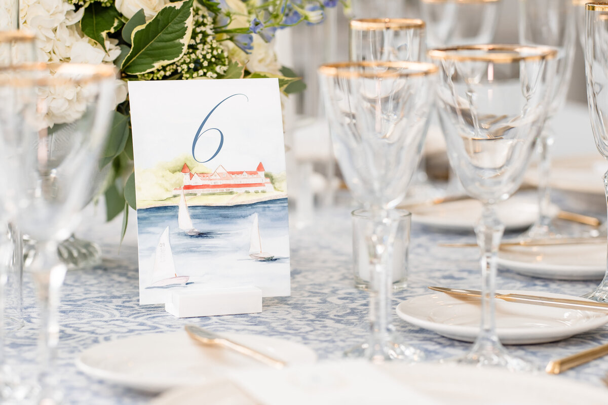 wedding-table-number-nautical