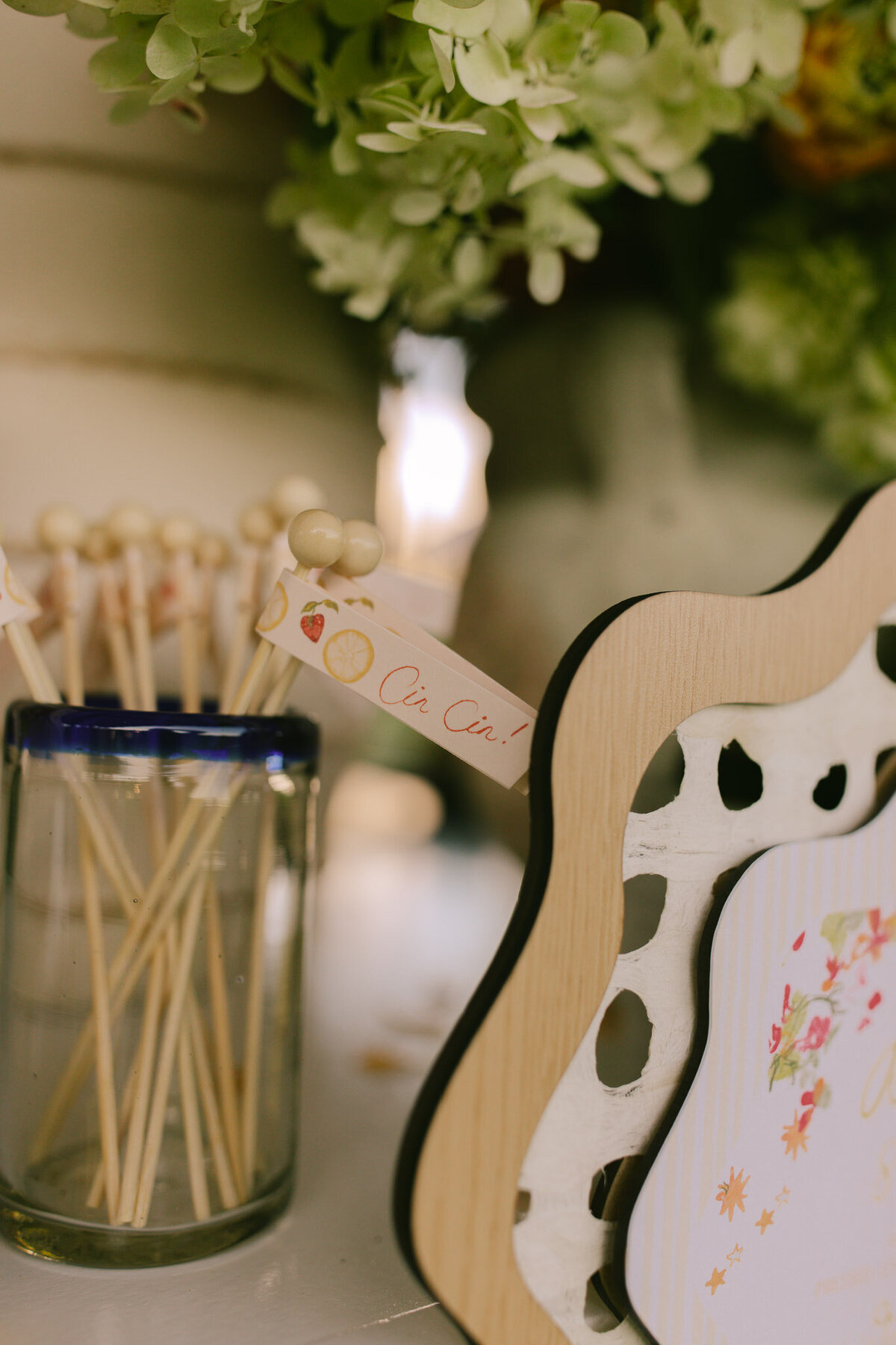 Floral Wedding Signage Details
