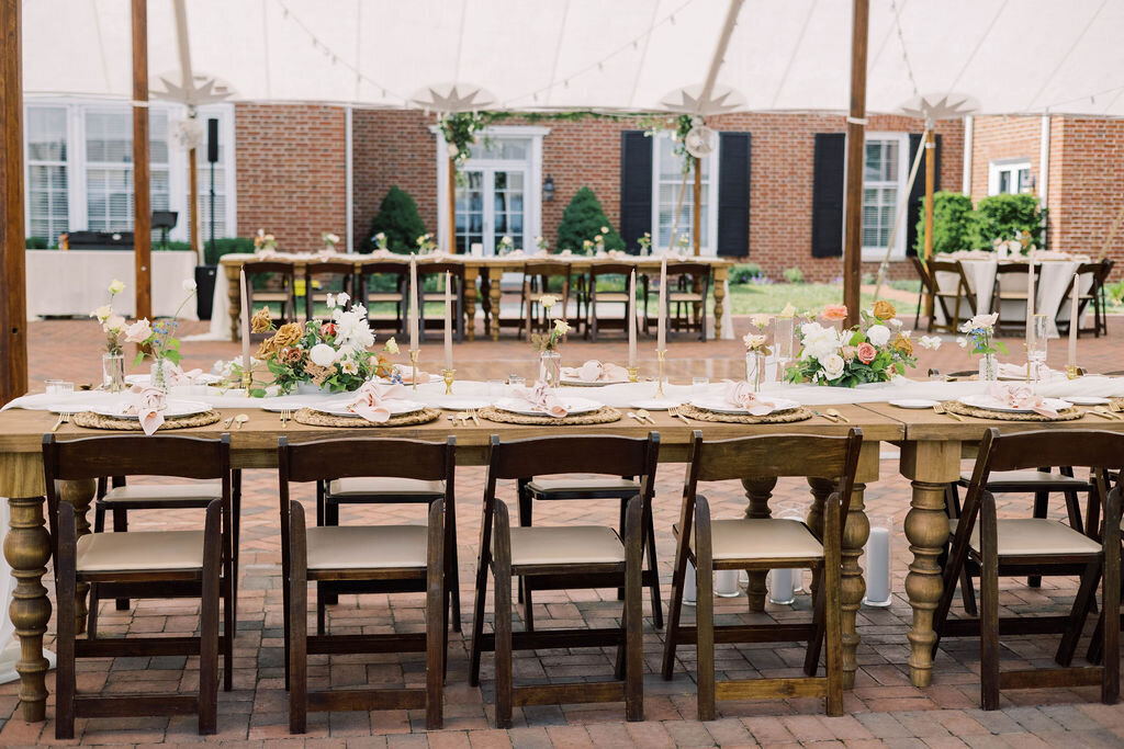 Kate Campbell Floral Summer Tented Wedding at Brittland Estate by Ashley Boyan Photography-96