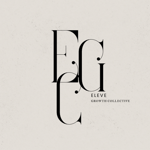 Black & Beige Minimal Feminine Monogram Sun Branding Logo