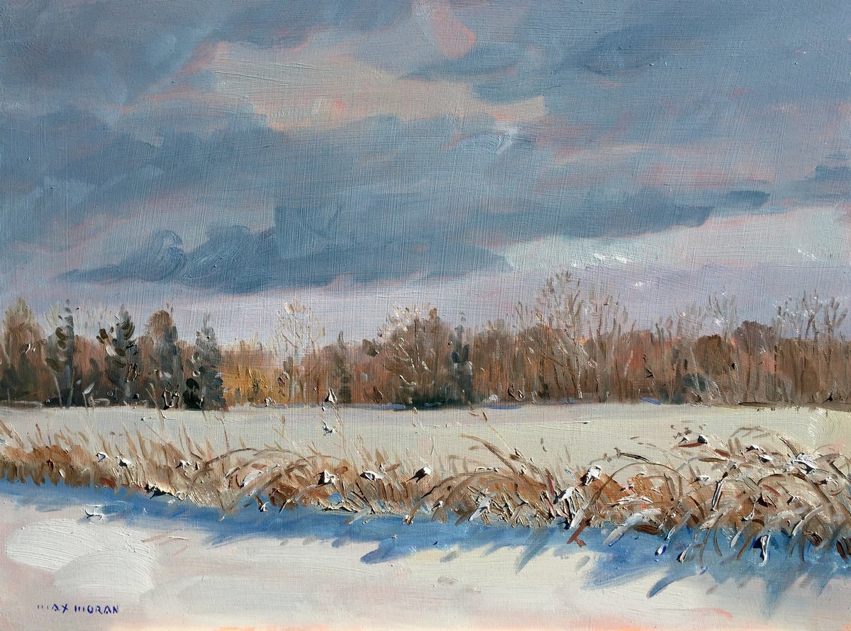 April Snow Jamesport  18X24 oop 3,200