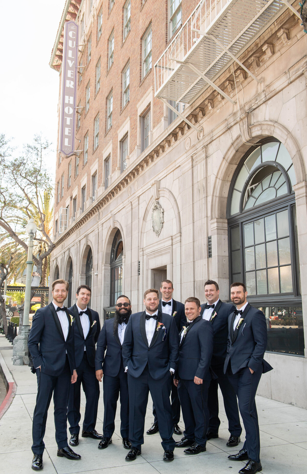 Males outside the Culver Hotel