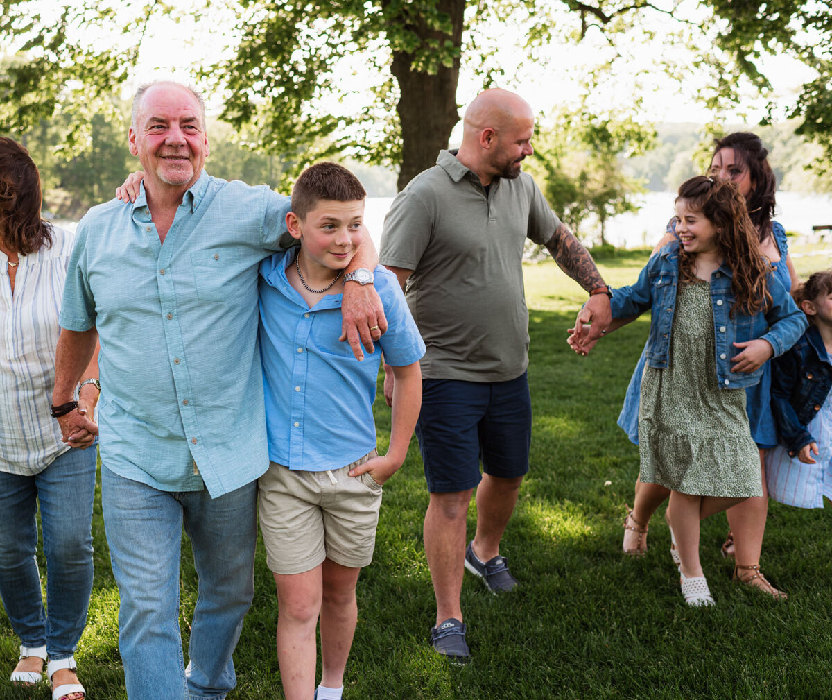 Polega Large Family Session, White Meadow Lake Country Club, Rockaway NJ, Nichole Tippin Photography-6