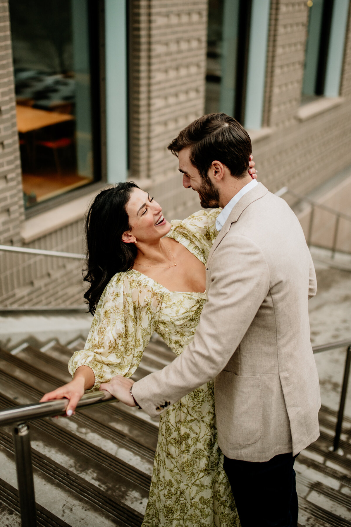 Downtown Minneapolis engagement session 