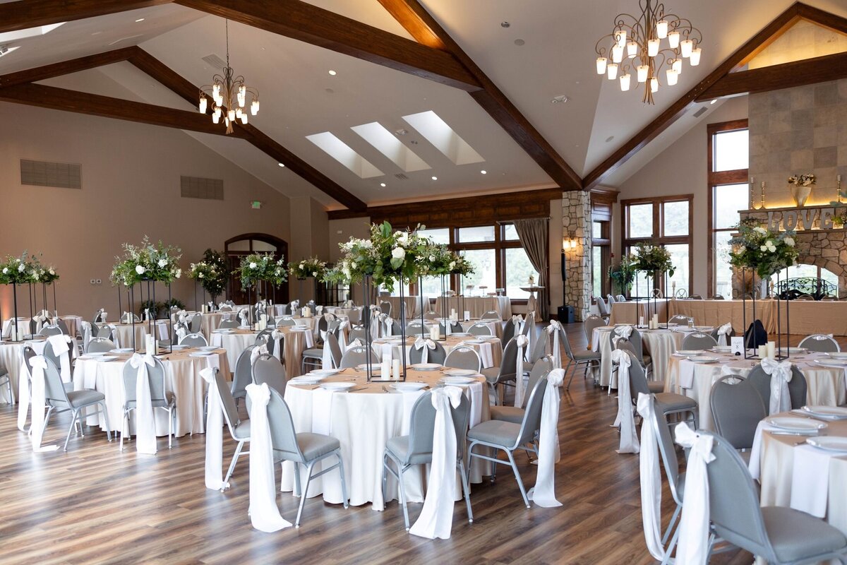 reception tables