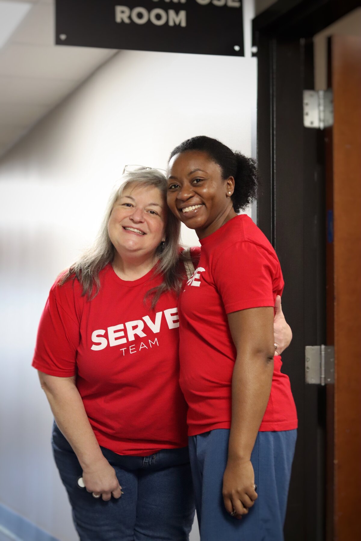 Women serving their community at a non-denominational church in Fayetteville, NC. 