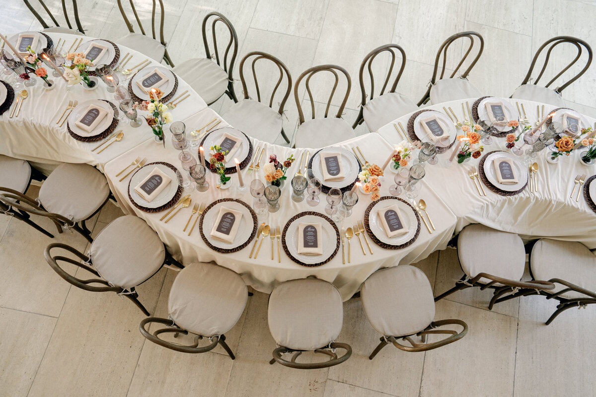 kc cloud events meyerson serpentine table dallas fort worth wedding planner designer event planning