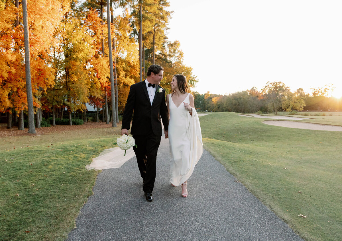 fall wedding in Cary, NC