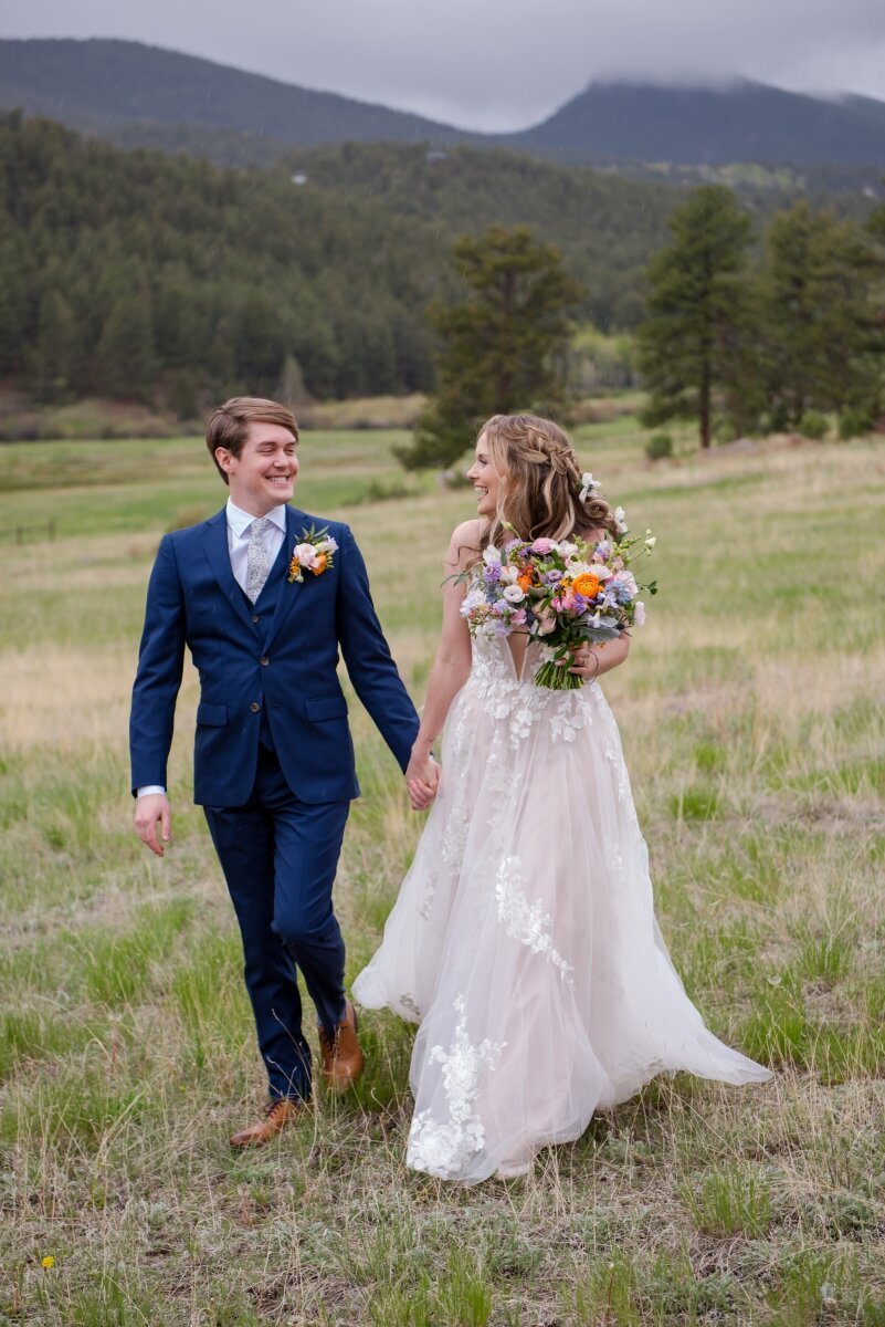 Deer Creek Valley Ranch wedding bride and groom