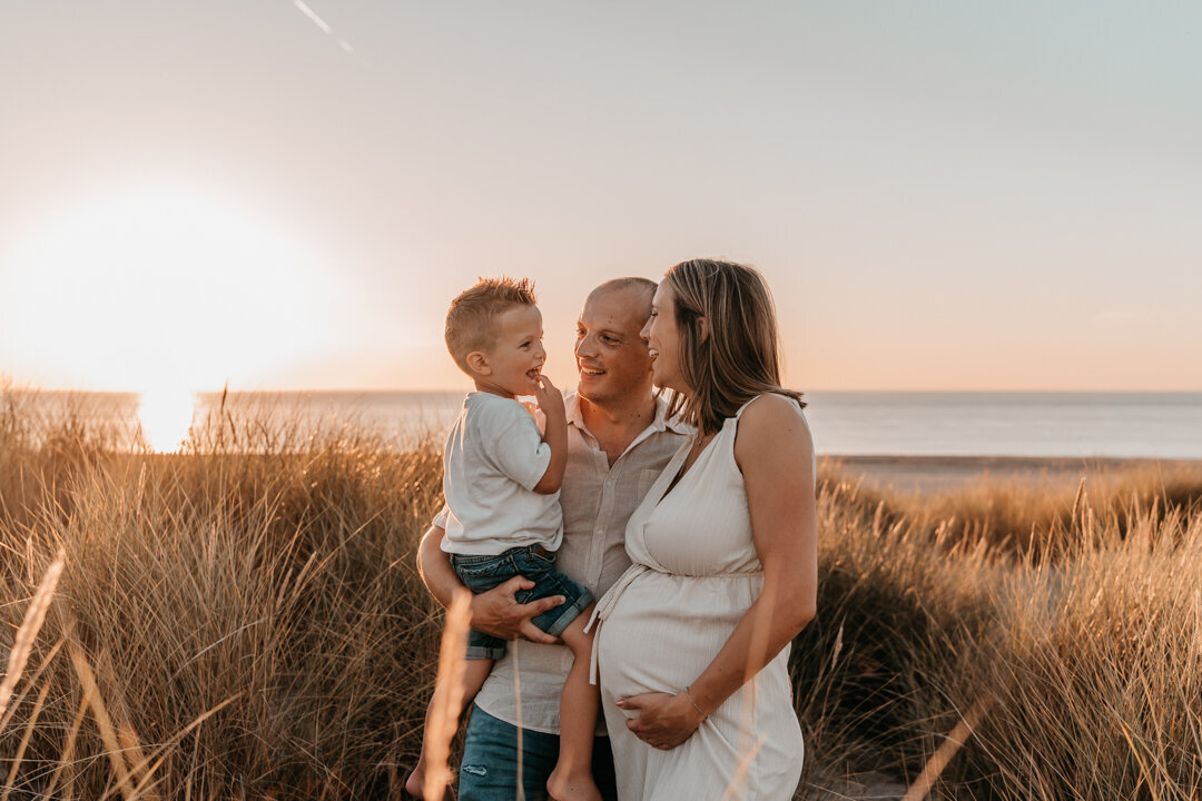 Fotoshoot strand zwangerschap-8
