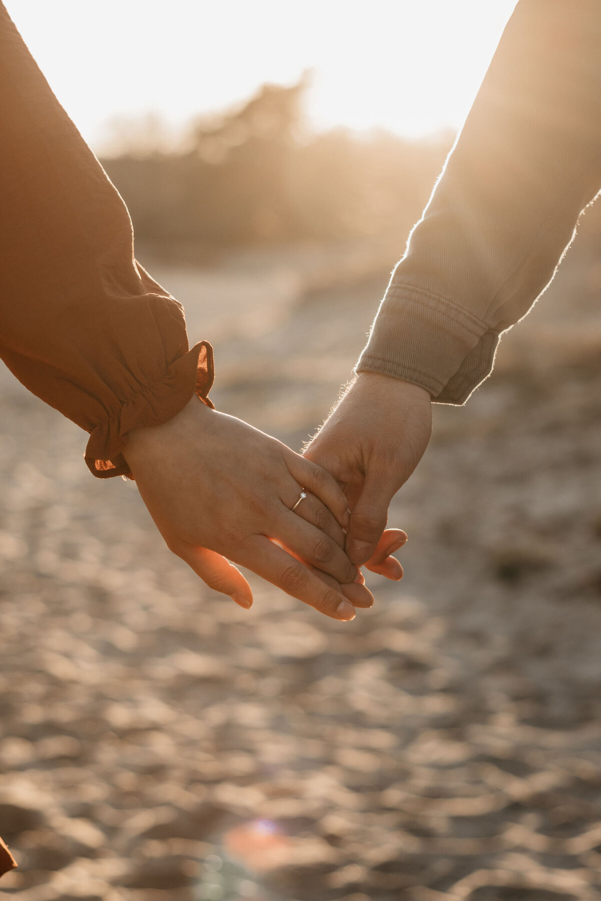 Sven & Ismay tijdens de loveshoot in Drenthe