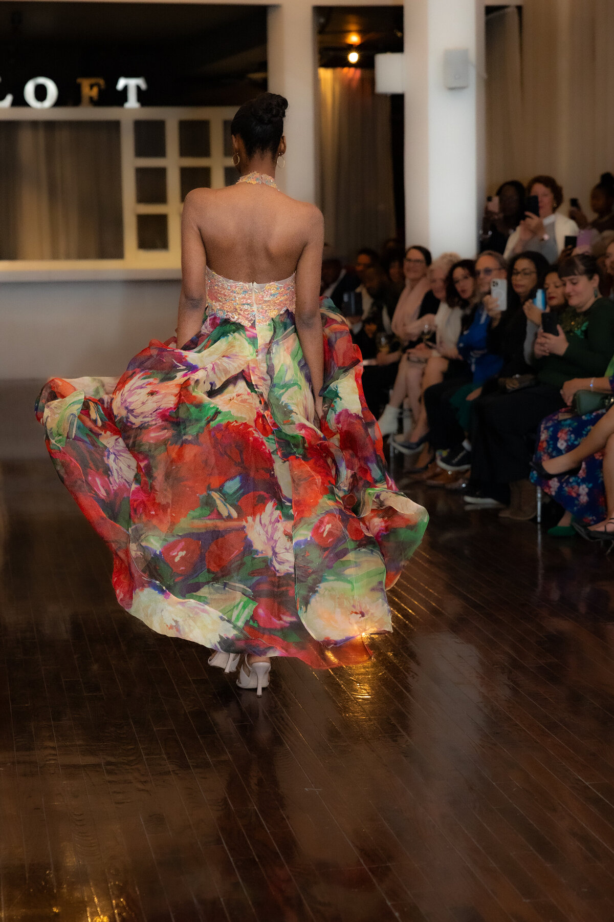 Cosmopolitan Fashion Week Montreal - Haute couture - Robe à fleurs