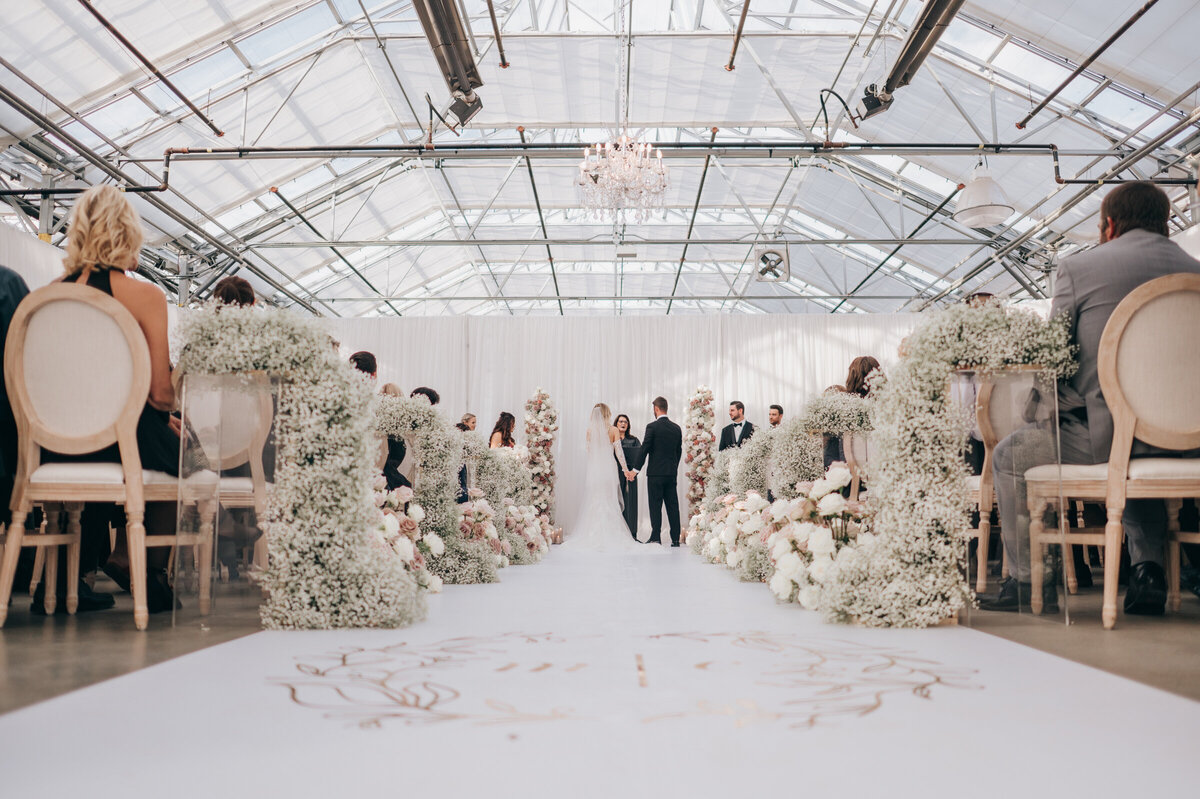 Luxurious wedding ceremony at Twelfth Night Events photographed by Nova Markina