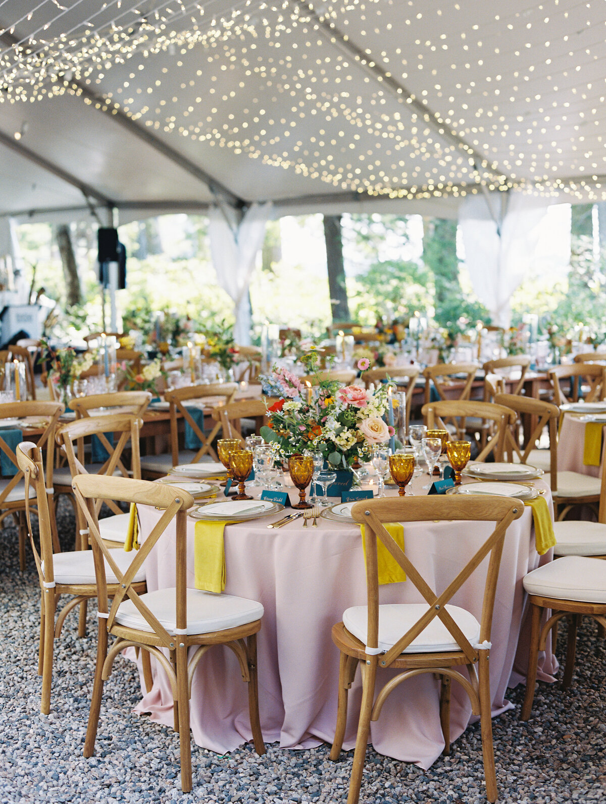 tented wedding reception at Lake Winnipesaukee