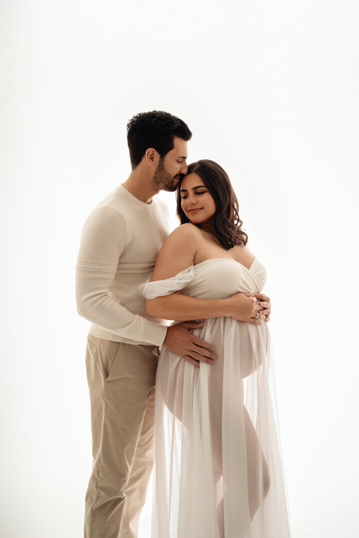 Lansing Maternity Photography Sheer Dress by For the Love of Photography