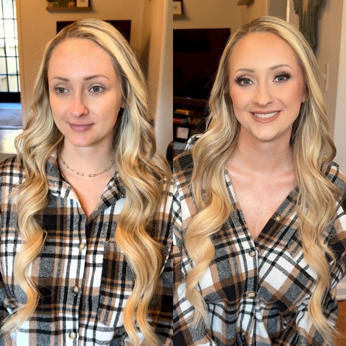 glam bridal makeup Nashville makeup artist