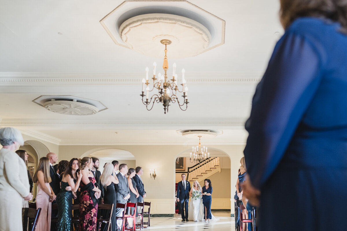 A TIMELESS ROMANTIC CLASSIC DUSTY BLUE BLACK TIE LOVETT HALL LUXURY WEDDING AT GREENFIELD VILLAGE IN DEARBORN MICHIGAN BY KARI DAWSON51
