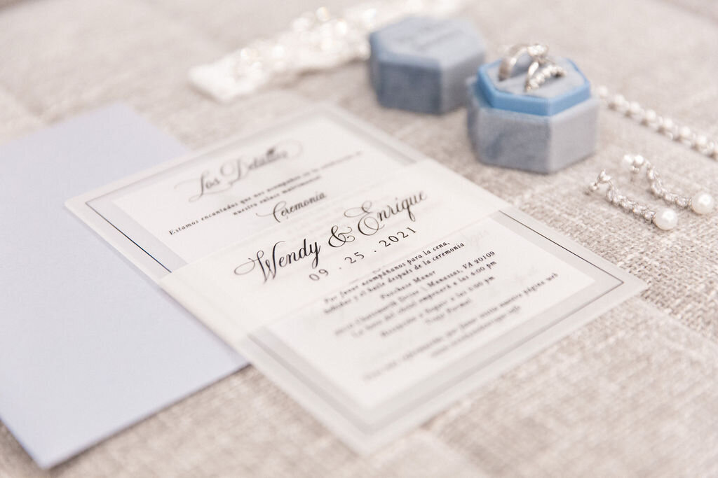 elegant wedding invitation details best photographer Four Seasons Hotel Washington, DC