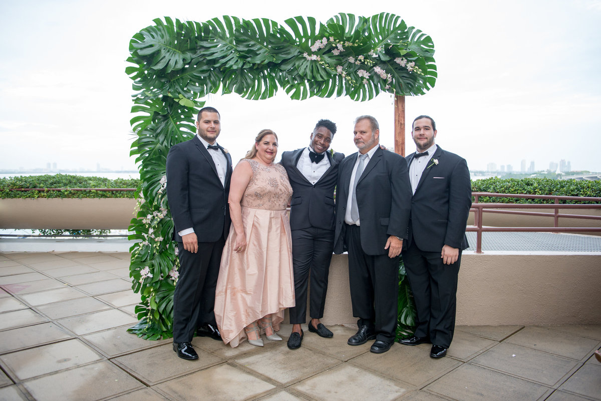 NFL Miami Dolphins Brandon Radcliff ShaKyra Radcliff Briza on the Bay Wedding Andrea Arostegui Photography-197