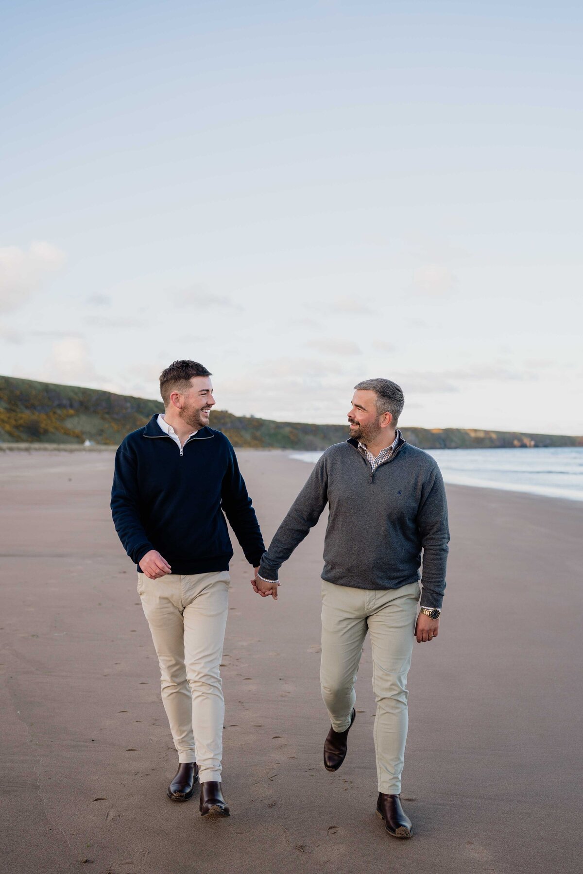 St Cyrus Beach engagement photos by Aberdeen wedding photographer Scott Arlow-1