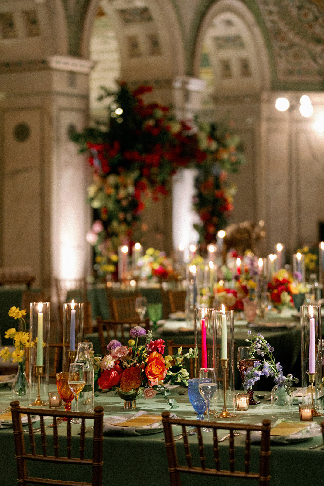Modern Indian Wedding at Chicago Cultural Center Tiffany Dome_28