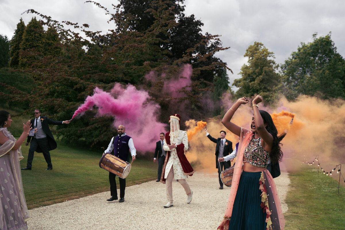 Indian wedding ceremony at Sezincote