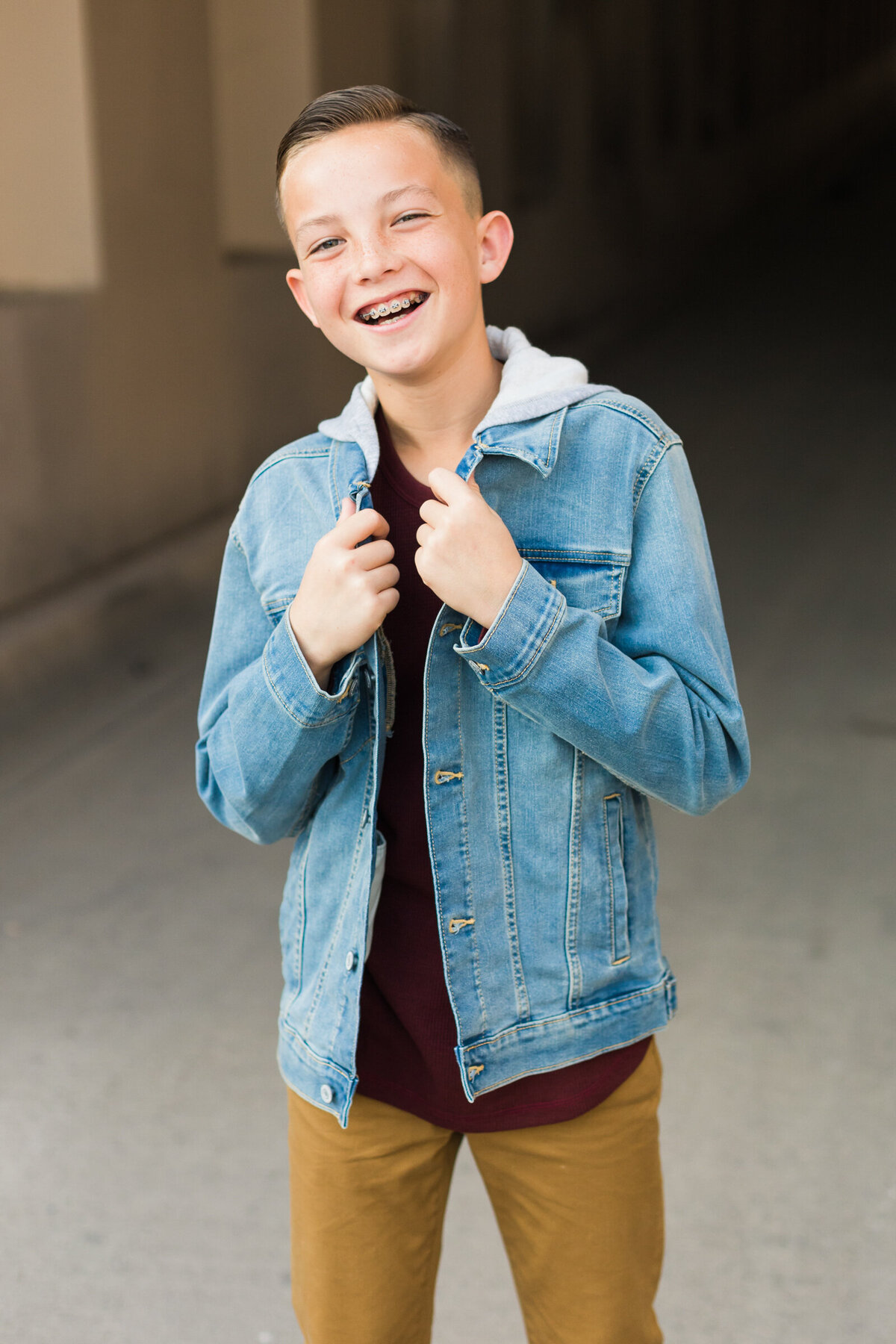 young boy smiling for photo